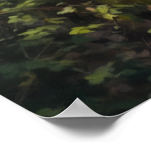 Franse wijngaard Landscape Art Print Poster (Hoek)