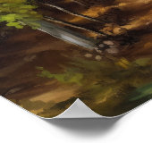 Franse wijngaard Landscape Art Print Poster (Hoek)