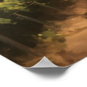 Franse wijngaard Landscape Art Print Poster (Hoek)