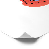 Franse wijnkaart poster (Hoek)