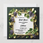 Franse wijnmakerij wijngaard druiven tuin vrijgeze feestdagenkaart (Voorkant)