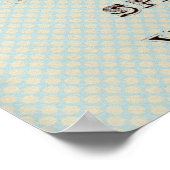 Franse wijntypografie Poster (Hoek)