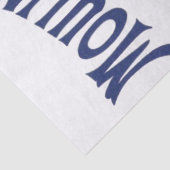 Franse Windmolen Blauwe Typografie Decoupage Oude  Tissuepapier (Detail)