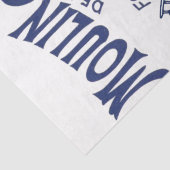 Franse windmollen blauwe typografie - Oude tekst l Tissuepapier (Detail)