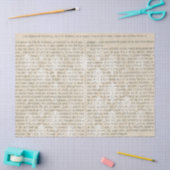 Franse  witte schade Newsprint ontkoppeling Tissuepapier (Craft)