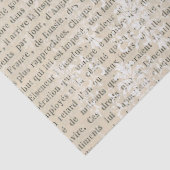 Franse  witte schade Newsprint ontkoppeling Tissuepapier (Detail)