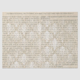 Franse  witte schade Newsprint ontkoppeling Tissuepapier