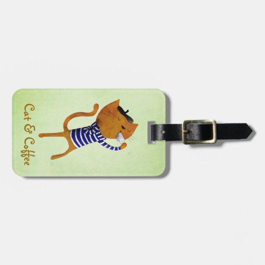 Franse wolk bagagelabel (Voorkant horizontaal)