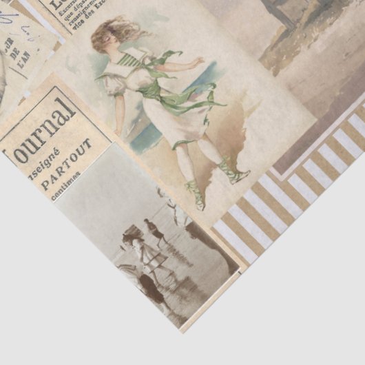  Franse zeebodem ontkoppelingsstreep Tissuepapier (Detail)