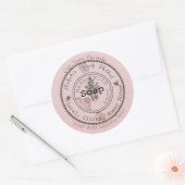 Franse zeep ronde sticker (Envelop)