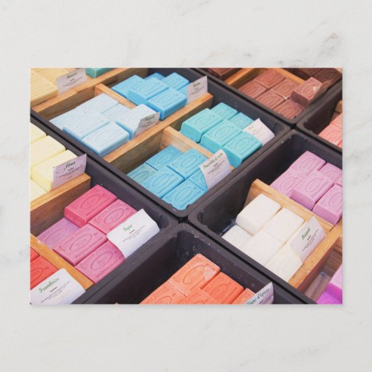 Franse zeep uit de provincie Frankrijk Briefkaart (Voorkant)