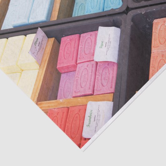 Franse zeep uit de provincie frankrijk tissuepapier (Detail)