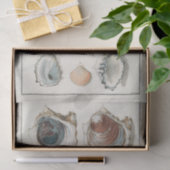 Franse zeeschelp vintage decoupage schelp strand tissuepapier (Geschenk)