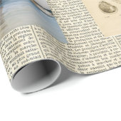 Franse zeewegkinderen collage Cadeaupapier (Rol Hoek)