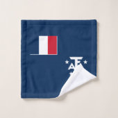 Franse Zuidelijke Antarctische Landen Bad Handdoek (Wasdoekje)