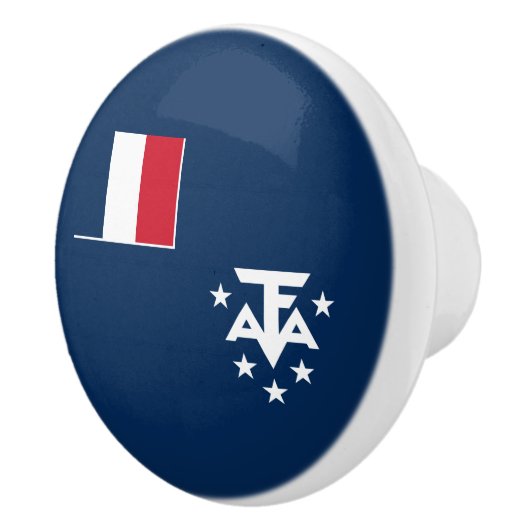Franse Zuidelijke Antarctische Landen Keramische Knop (Rechts)