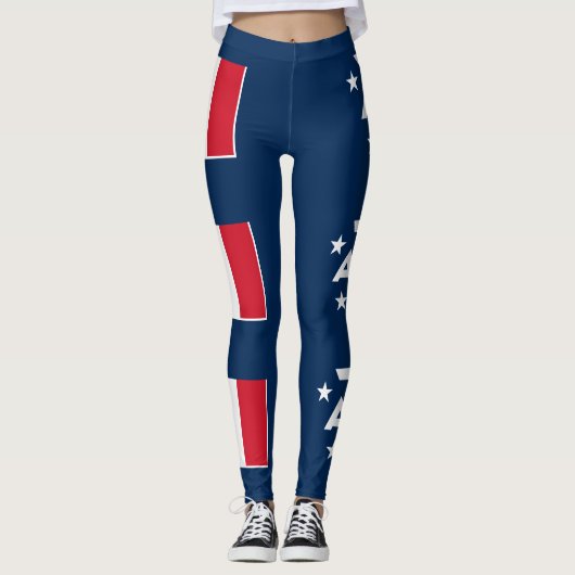 Franse Zuidelijke Antarctische Landen Leggings (Voorkant)