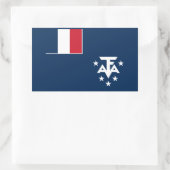 Franse Zuidelijke Antarctische Landen Rechthoekige Sticker (Tas)