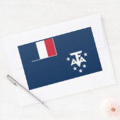 Franse Zuidelijke Antarctische Landen Rechthoekige Sticker (Envelop)