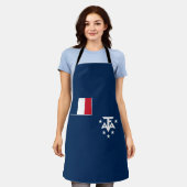 Franse Zuidelijke Antarctische Landen Schort (Gedragen)