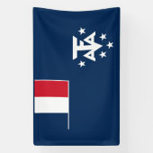 Franse Zuidelijke Antarctische Landen Spandoek (Verticaal)