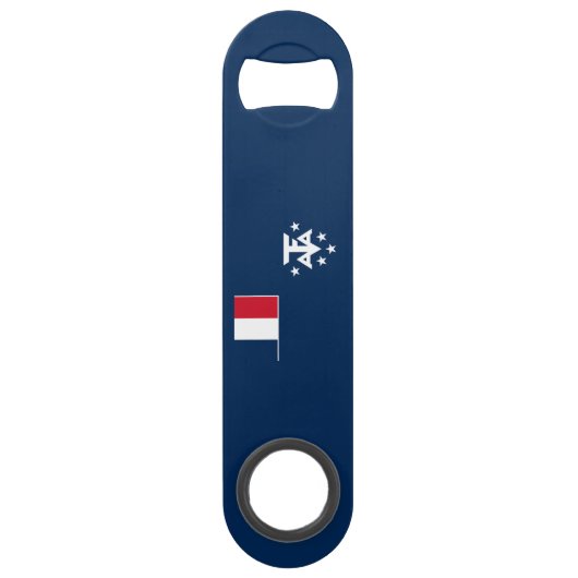 Franse Zuidelijke Antarctische Landen Speed Flessenopener (Voorkant)