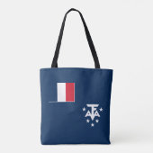 Franse Zuidelijke Antarctische Landen Tote Bag (Achterkant)