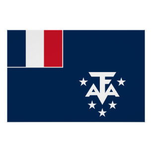 Franse Zuidelijke en Antarctische Gebieden Perfect Poster