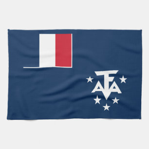 Franse Zuidelijke en Antarctische Gebieden Theedoek