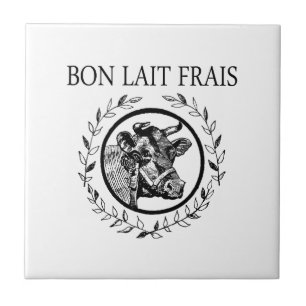 Franse Zuivel Koe Fresh Cream Tegeltje