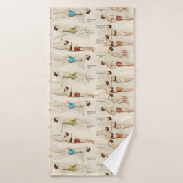 Franse zwemmers Badhanddoek