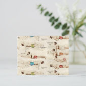  Franse zwemmers Briefkaart (Staand voorkant)