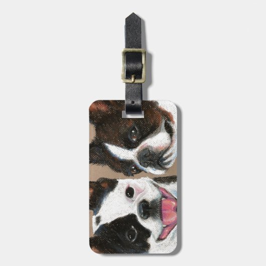 Fransen Bagagelabel (Voorkant verticaal)