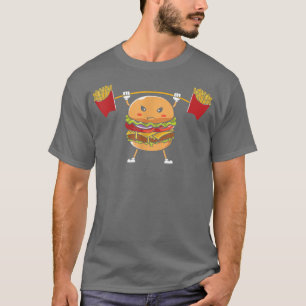 Fransen Cheese Burger Food Graphic Kawaii Ani T-shirt