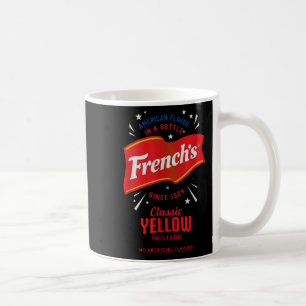 Fransen Clic Geel Mosterd Label Foodie Kostuum _ Koffiemok