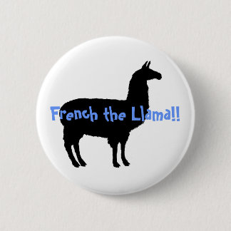 Fransen de Llama! Ronde Button 5,7 Cm