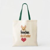 Fransen doen het beter: canvas tas (Voorkant)