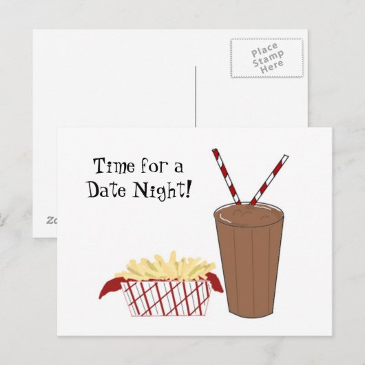 Fransen en een melkbeurt briefkaart (Voorkant / Achterkant)