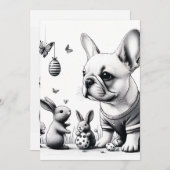 Fransen en konijnen kaart (Voorkant / Achterkant)