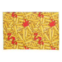 Fransen en Red Sauce Ketchup Novelty Kussensloop