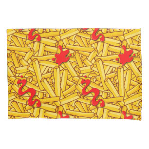 Fransen en Red Sauce Ketchup Novelty Kussensloop