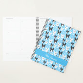 fransen frans buldog patroon wekelijks maandelijks planner (Display)