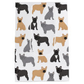 Fransen Franse Bulldog - Kies uw kleur! Medium Cadeauzakje (Achterkant)