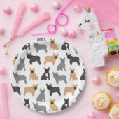 Fransen Franse Bulldog - Kies uw kleur! Papieren Bordje (Feest)