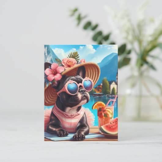 Fransen in Hallstatt Briefkaart (Staand voorkant)