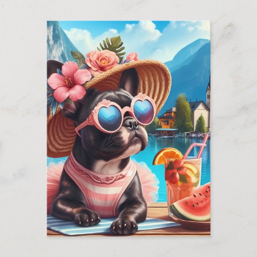 Fransen in Hallstatt Briefkaart (Voorkant)