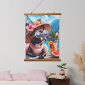 Fransen in Hallstatt Hangend Wandkleed (Slaapkamer)