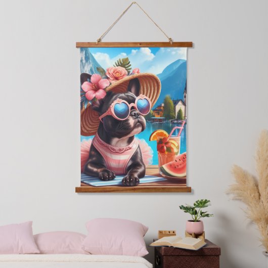 Fransen in Hallstatt Hangend Wandkleed (Slaapkamer)