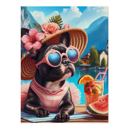 Fransen in Hallstatt Perfect Poster (Voorkant)