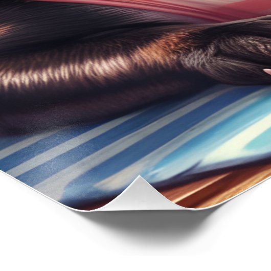 Fransen in Hallstatt Perfect Poster (Hoek)